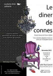 affiche le diner de connes